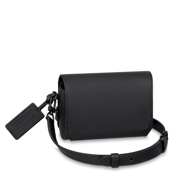 Designer Klappe Mini Tasche Männer Umhängetasche Leder CrossBody Mode Luxus Marke Mann Aerogram Schulter Taschen Handy Tasche Geldbörsen