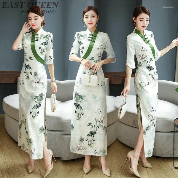 Этническая одежда, поступление 2023, летнее вьетнамское традиционное платье Aodai, Cheongsam, китайский стиль Qipao Ao Dai TA1748