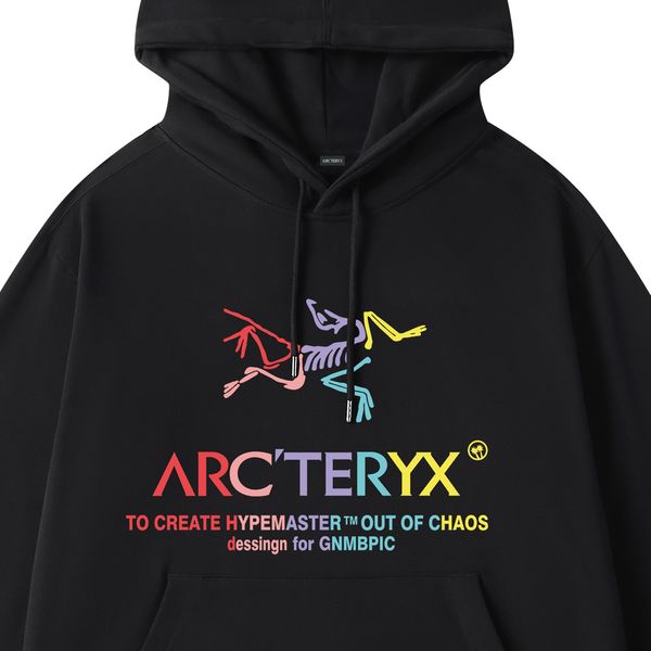 Yeni Arc'teryx Erkekler Sweatshirts Klasik Sıradan Hoodie Moda Trendi Erkekler ve Kadınlar İçin O yakalı kapüşonlu uzun kollu basit pamuk kazak DM005