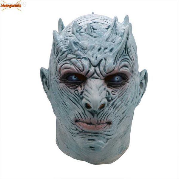 Maschere per feste Night King Mask Halloween For Men Night King Thrones Costume Cosplay Maschere in lattice L230803