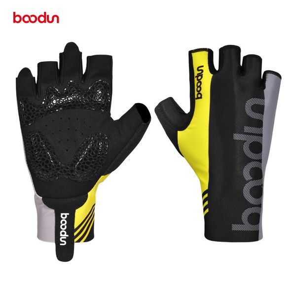 Sporthandschuhe BOODUN Männer Frauen Radfahren Half Finger Stoßfest Sommer Atmungsaktive Rennrad Antislip Elastische Fahrrad MTB 230802