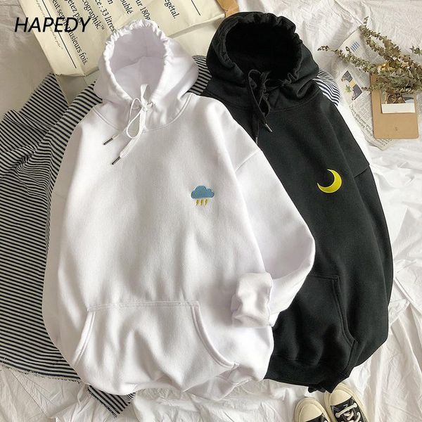 Frauen Hoodies Cartoon Wetter Muster Druck Frauen Mit Kapuze Oversize Pullover Harajuku Warme Kawaii Weibliche Lose Streetwear Sweatshirts