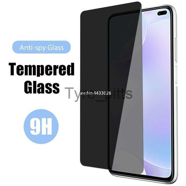 Protetores de Tela de Celular Privacidade Vidro Temperado para Xiaomi Mi 9 10 9T 10T Lite SE Pro 5G Mi A1 A2 A3 Lite Anti Spy Glare Protetor de Tela Película Protetora x0803