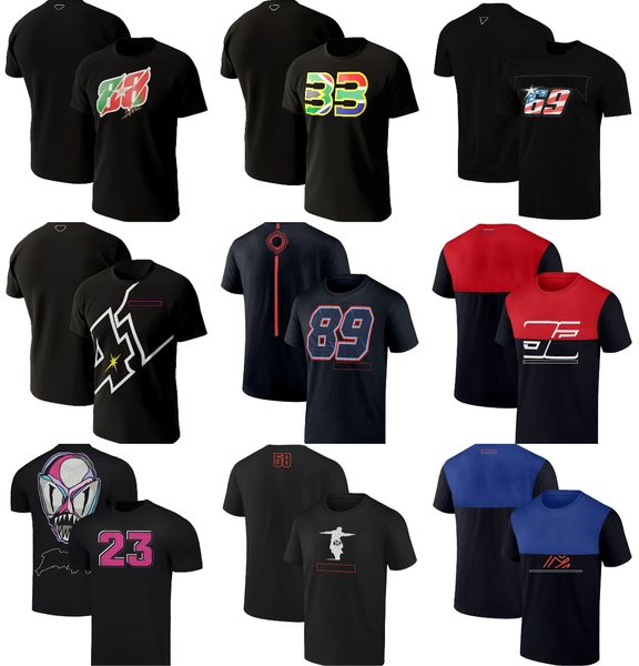 2023 New Moto Racing Team T-shirt Appassionati di motocross T-shirt Jersey Summer Fashion Brand Mens Camicie oversize traspiranti