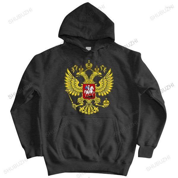 Erkek Hoodies Erkek Moda Hoodie Pamuk Sweatshirt Ceket Rusya Ulusal Amblem Logosu Kadın Unisex Sonbahar Kapüşonlu Ceket Gündelik Kapüşonlu