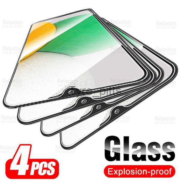 Proteggi schermo per cellulare 4 pezzi A03Core Vetro protettivo per Samsung Galaxy A03 Core A 03 A032F A035F Proteggi schermo Vetro temperato Cover Armor Phone Film x0803