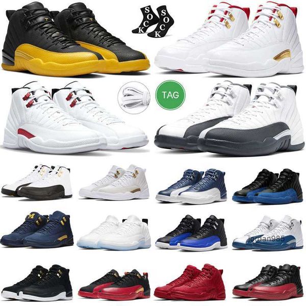 2024 Reverse Flu Game Mens Scarpe da basket Black Taxi Stealth Grind Playoff Royalty Indigo Flu Game Release Twist Hyper Royal University Gold Out The Mud mid sports