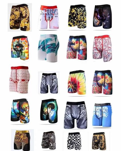 Designer Pd Shorts Mens Boxer Cueca Sexy Cueca Impresso Cueca Boxers Macios Respirável Marca Masculino Calças Curtas com saco APXW