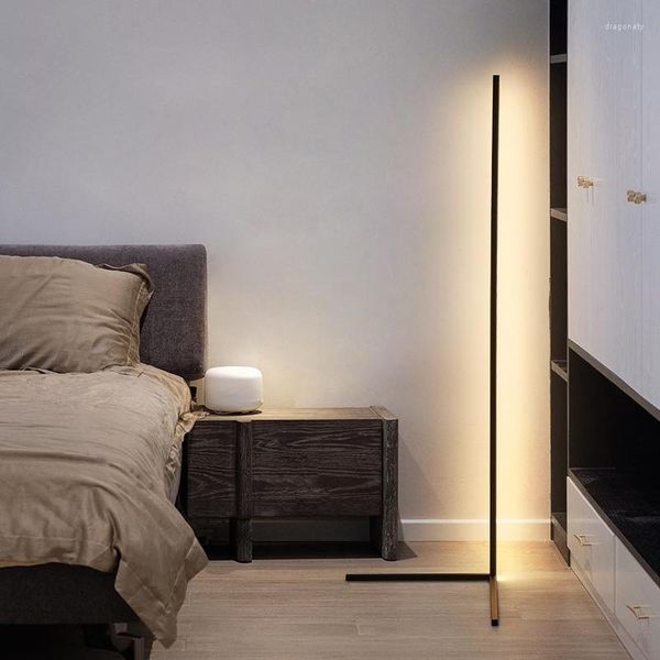 Candeeiros de pé Moderno Lâmpada LED para Sala de Estar Nordic Minimalista Standing Home Interior Decoração Iluminação Light