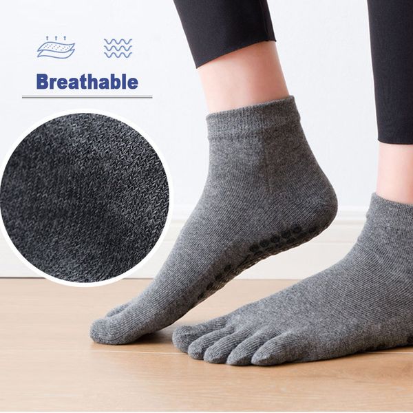 Schuhteile Zubehör Fünf Zehenpolster für Frauen Rutschfeste, atmungsaktive Einlegesohlen, Pilates-Socken, Yoga, QuickDry, Baumwolle, Damen, Ballett, Tanz, Fitness, Socke 230802