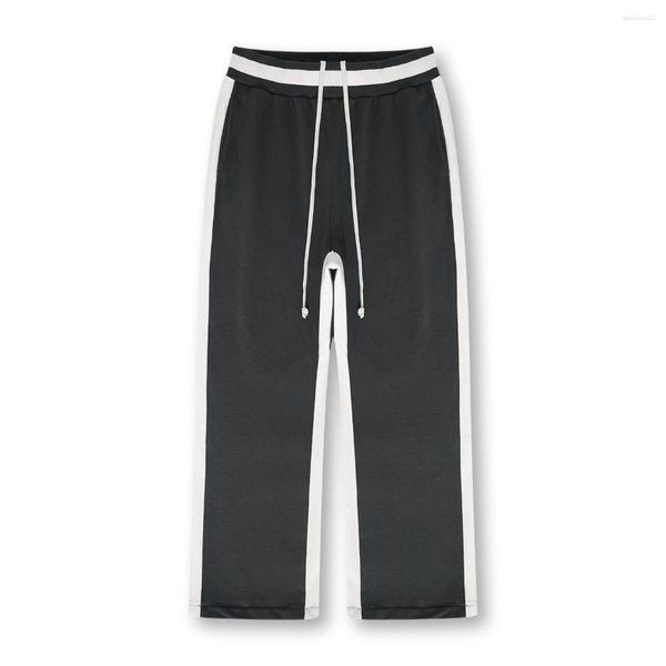 Pantaloni da uomo primavera autunno casual uomo moda coulisse gamba larga donna pantaloni sportivi coreani pantaloni larghi da uomo dritti