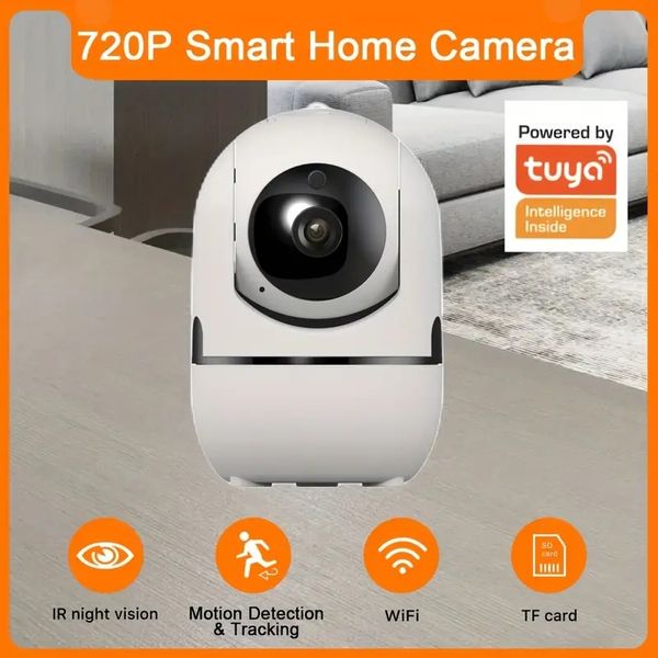 1MP 720P/2MP 1080P/3MP 1296P Smart WiFi Camera Home Indoor Usato Telecamera IP di sicurezza Baby Monitor, Rilevazione e tracciamento del movimento, Telecomando, Con cavo USB