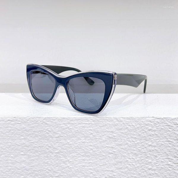 Óculos de sol de alta qualidade vintage orelha de gato para mulheres moda acetato óculos de sol de viagem tons de tendências