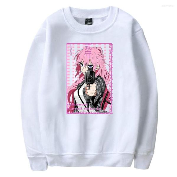 Moletons Masculinos Kawaii Dake Ja Nai Shikimori-san 2D Capless Sweatshirts Para Casais Moda Inverno Feminino/Homem Roupas Engraçadas