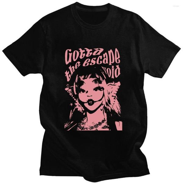 Herren T-Shirts Melanie Martinez Portals Print Shirt Männer Frauen Harajuku Tees Hip Hop Lose Baumwolle T-Shirts Y2K Kleidung Persönlichkeit Streetwear