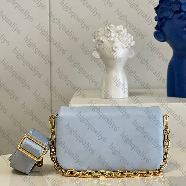 Designer Small Square Squarte Square LL10A Specchio di qualità Cross Colabody Borsa in pelle da polso SURISIT