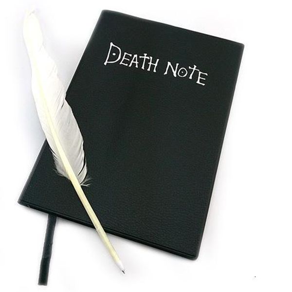 Blocchi per appunti Death Note Planner Anime Diary Cartoon Book Lovely Fashion Notebook Theme Cosplay Large Dead Writing Journal 230803