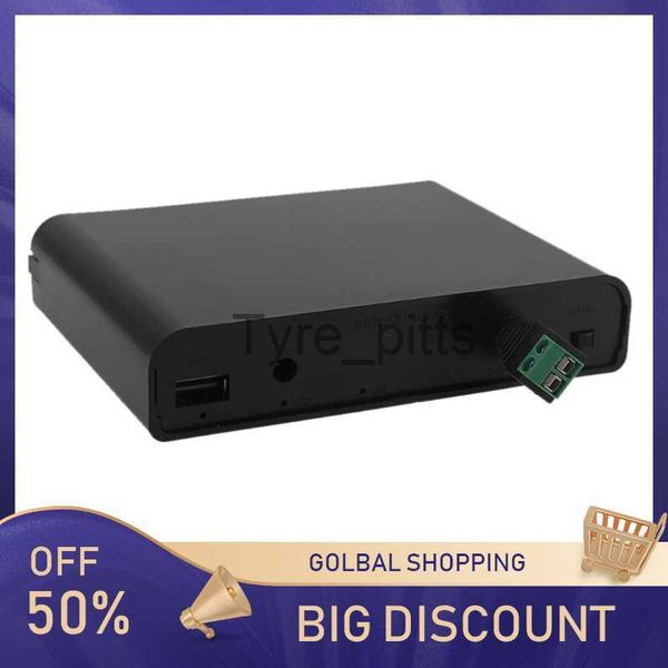 Kablosuz Şarj Cihazları USB DC 12V Çıkış 6x 18650 Piller UPS Cep Telefonu Wifi Yönlendirici LED Işık Güvenlik Kamerası X0803