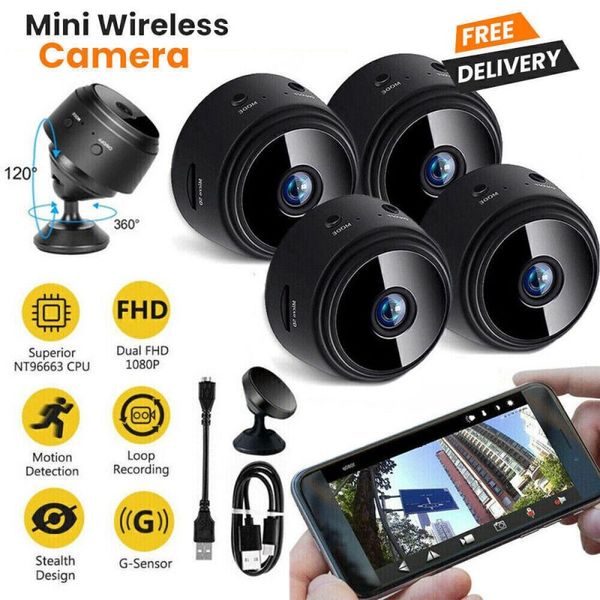 WiFi Gözetim Kamerası Ana Sayfa Kapalı Ses Kablosuz Kamera HD 1080P CCTV Video Güvenlik Koruma Kamerası WiFi IP Monitör