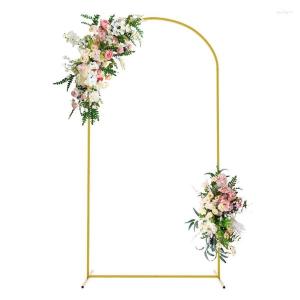 Decoração de festa Matal Ferro Arco de Casamento Moldura de Flores Suporte Balão de Aniversário Suporte Mariage Redondo Pano de Fundo Adereços de Palco