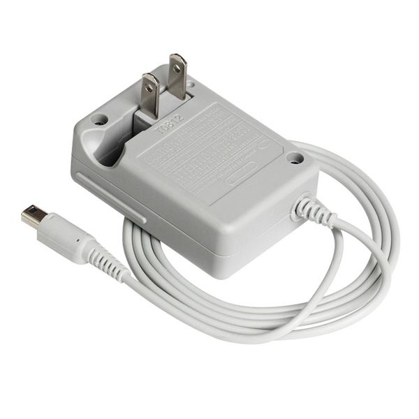 Новый AC Power Adapter Adapter Home Wall Arate Acterday Зарядное устройство для зарядного устройства. Кабельное шнур для Nintendo NDSI 3DS 3DSXL LL DSI 50PCS262G