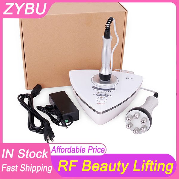 2 em 1 RF Body Slimming Face Lifting RF Beauty Machine com multipolar e tripolar para perda de peso, rejuvenescimento da pele, aperto, radiofrequência para uso doméstico