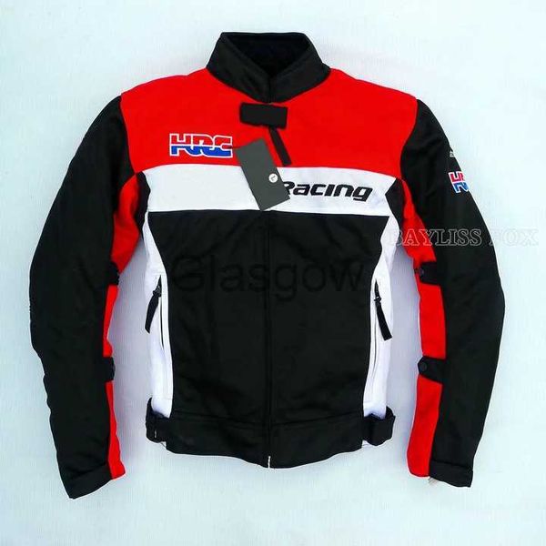 Motorradbekleidung Moto für Honda HRC Jacke Racing Team Motorrad Reiten Sommer Mesh Schutz OffRoad Mantel mit Schutz x0803