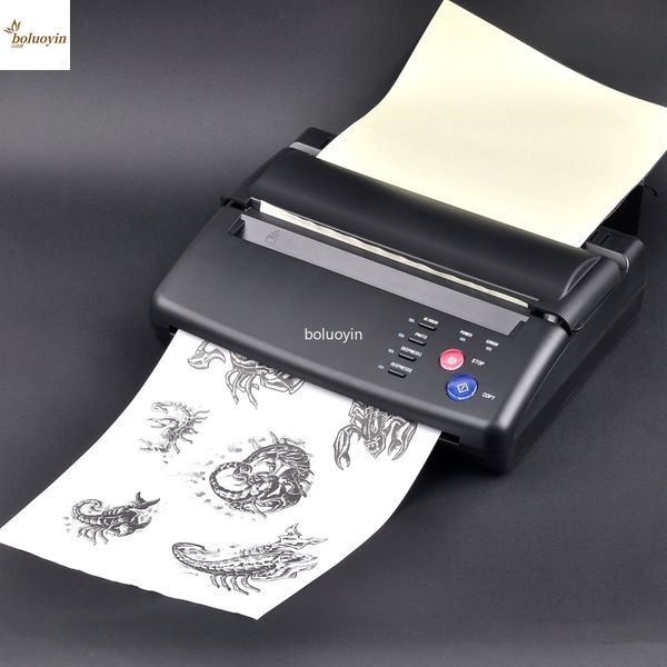 Outros suprimentos de maquiagem permanente máquina de transferência de tatuagem cópia dispositivo estêncil copiadora impressora desenho ferramentas térmicas para impressão de papel pos 230802