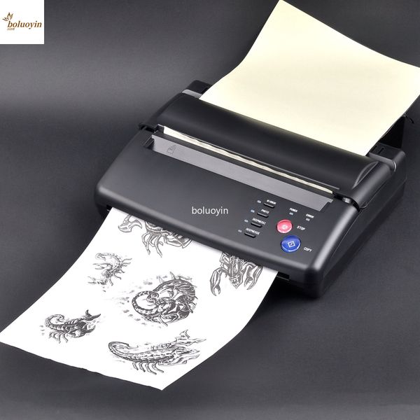 Altro Fornitura di trucco permanente Macchina per il trasferimento del tatuaggio Copia Stencil Dispositivo Copiatrice Stampante Disegno Strumenti termici per la stampa di carta Pos 230802