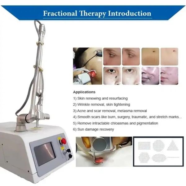 Mais recente 4D Fotona Co2 Fractional Laser Treatment Machine 10600nm Laser Beauty Machine para Resurfacing da Pele Cicatrizes de Acne