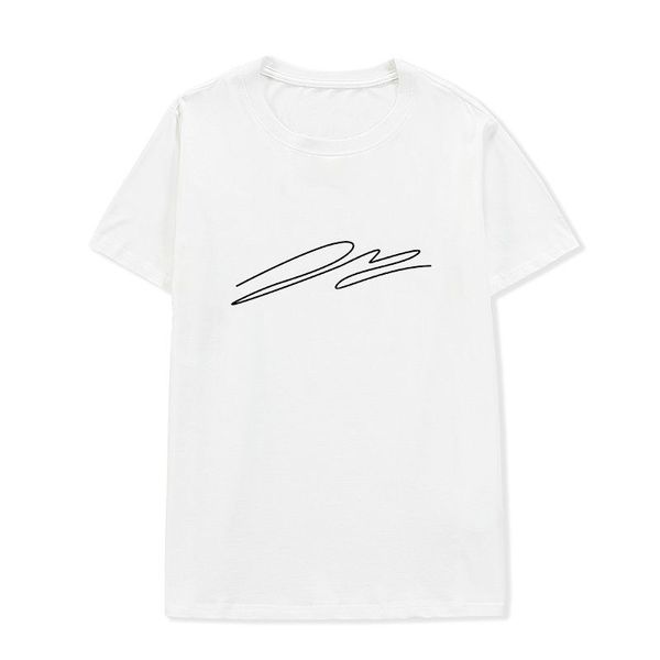 nuova maglietta creativa da uomo con stampa casual Maglietta traspirante Maglietta da uomo manica corta girocollo slim fit nero bianco T-shirt da uomo