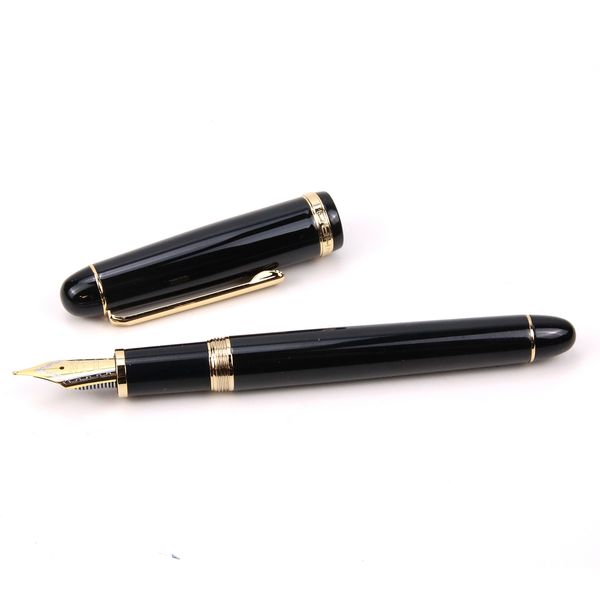 Фонтановые ручки Jinhao X350 Fountain Pen Metal M Nibs Business School Школьная канцелярские товары поставляются с хорошими подарками для подруги Black 230803