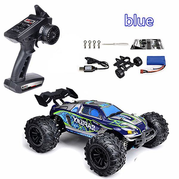 High End 1:16 Scale Large RC Cars LED Light 38km/h High Speed RC Car Toys for Adults Kids Remote Control Car 2.4G 4WD Off Road Monster Pickup Truck 2350