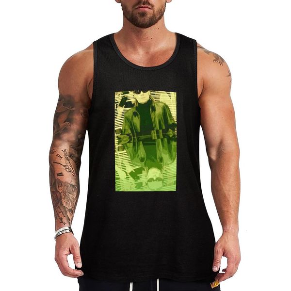 Camisetas sin mangas para hombres Jumping The Shark Top Fitness hombres ropa gimnasio verano 230802