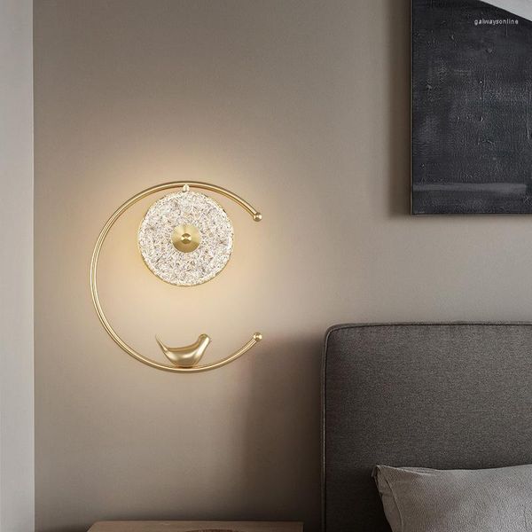 Lampada da parete moderna a LED per soggiorno, camera da letto, comodino, ristorante, El Cafe, applique, decorazione della casa, luci per interni