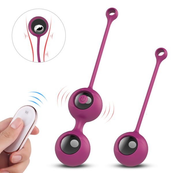 Eggs/Bullets Wireless Remote Safe Silicone Balls Vibrators s Kegel Exerciser Balls for Vagina Muscle Tighten Exercise Ball Sex Toys for Women 230803