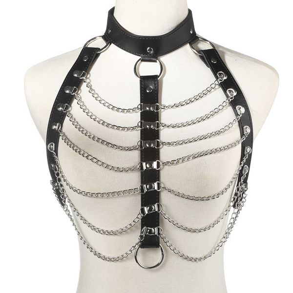 Catene per la pancia Catena sexy Donna Punk Goth Party Bodychain Moda Festival Abiti Gioielli Accessori Cosplay 230802