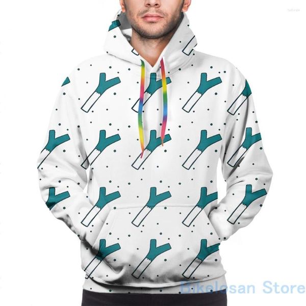 Erkek Hoodies Mens Sweatshirt Kadınlar İçin Komik Pırasa Dijital Tasarım Baskı Gündelik Hoodie Streatwear