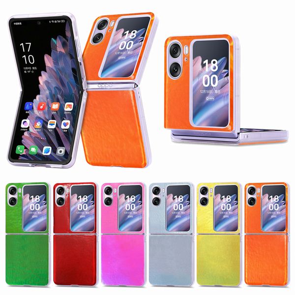 N2 Flip Shiny Folding Design Design Shell для Oppo Найти N2 Flip Sparkling Phone Case