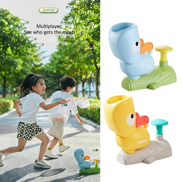 Sports Toys Air Rocket Launcher Toy Kids Flight Disc Outdoor Roaring Rocket Flying Disc Flying Buster Foot Launcher Kid Jump Sport Games Toy 230803