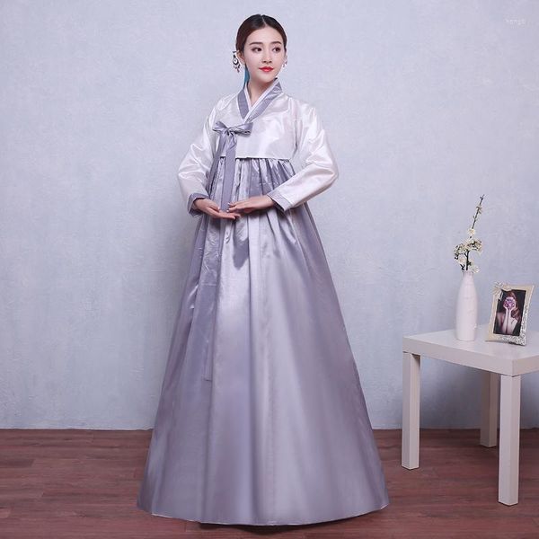 Roupas étnicas Estilo Coreano Traje de Dança Melhorado Palco Nacional Roupas Tradicionais Femininos Hanbok Performance Dress
