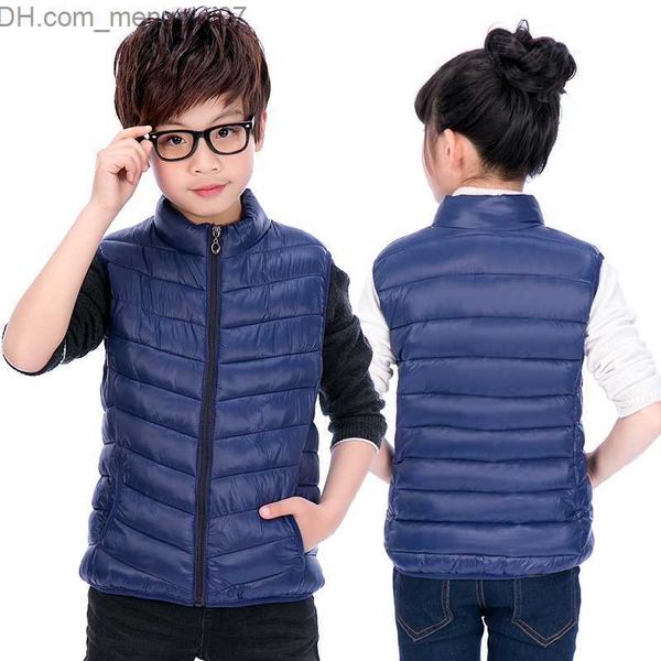 Abiti da ragazza Gilet Abbigliamento per bambini ragazzi ragazze giacche calde giacche autunno inverno gilet bambini bambini giacche calde imbottite spesse età 3-16 Z230803