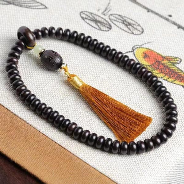 Strand Xiaoye Red Sandalwood Abaco Perline Handheld Handstring per uomo e donna Anello da corsa Nappa Buddha Fashion Trend Gift