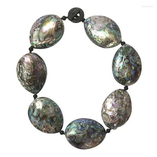 Цепочки естественные ок. Размер около 36x55 мм Paua Abalone Shell Collece 50 см.