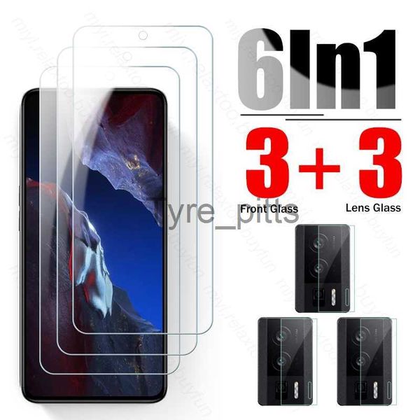 Proteggi schermo per telefono cellulare 6 in 1 vetro protettivo per vetro fotocamera Poco F5 Pro 5G Mi Poko Little F5Pro F 5 Pro 5G 23013PC75G 6.67