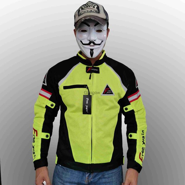 Abbigliamento da motociclista Tuta da motociclista da quattro stagioni tuta da corsa da uomo giacca antivento calda antivento x0803