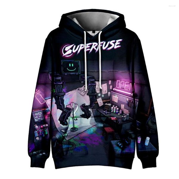 Erkek Hoodies Superfuse Madch Winer Suit Hoodie Sportswear Kapüşonlu Kadınlar/Erkekler Anime Sweatshirt