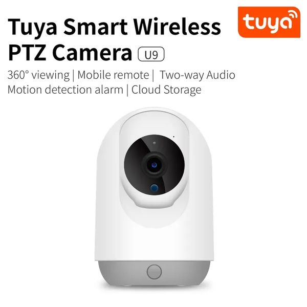 Otomatik izleme, kablosuz PTZ, Gece Görüşü, Tam HD 1080p, iki yönlü ses ve kapalı bebek izleme için CCTV güvenlik