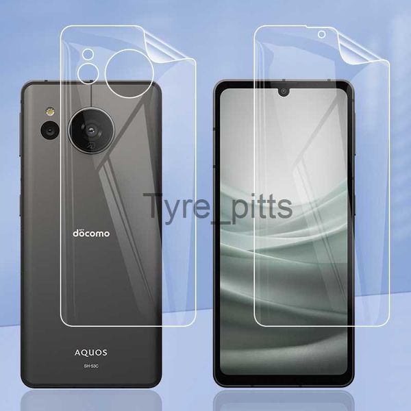 Защиты экрана сотового телефона для Sharp Aquos Sense7 Sense 7 Plus SH-53C Clear TPU / MATTE ANTI-FINGERPRINT