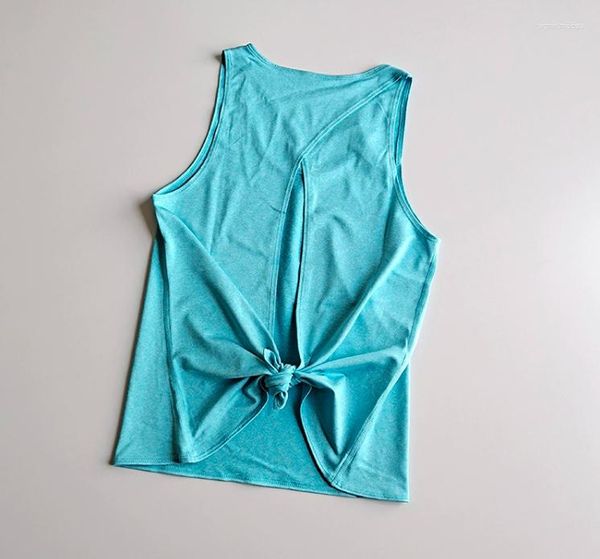 Aktive Hemden Das Sommer-Stil-Brustpolster im festen Stil Hängender Halstuch-Saum-Sport-BH Sexy äußere Laufbekleidung Yoga-Fitness-Unterwäsche